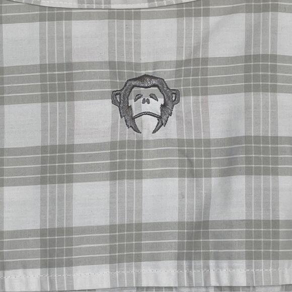 Howler Bros. Cream/Gray Short Sleeve Button-Up Shirt - Picture 5 of 10